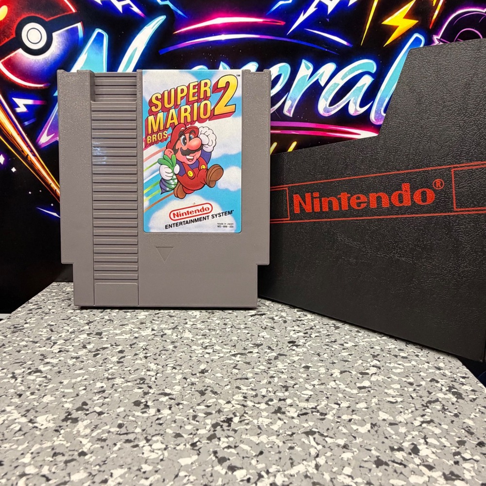 Super Mario Bros 2 Nintendo NES Game Cartridge NES-MW-USA with Dust Sleeve